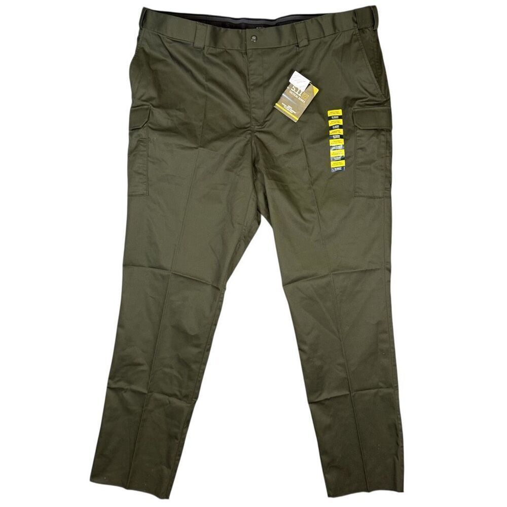 Brand New 5.11 Tactical Olive Green 54" W Unhemmed PDU B Class Twill Pants
